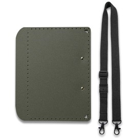 Plus A4 Clipboard Foldable to A5 Size + Dark Gray 83-161 Exclusive Strap Included