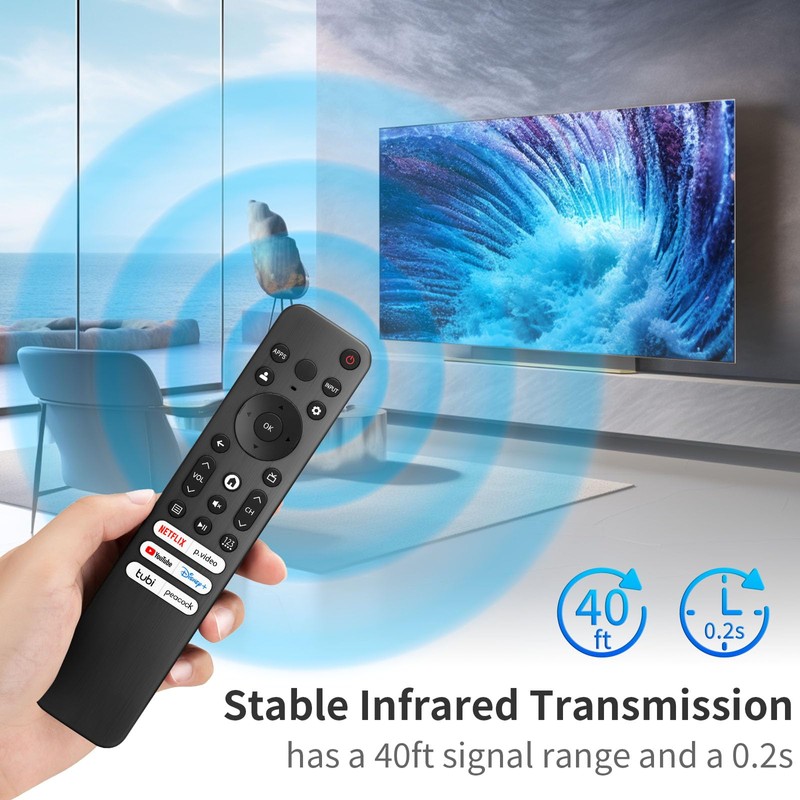 for Hisense-TV-Remote-Control-Replacement,Universal for Hisense UHD 4K ULED Google Smart TVs