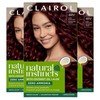 Clairol Natural Instincts café coloración del cabello, 4rv Dark Burgundy/Rich