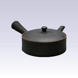 Tokyo Matcha Selection - Tokoname Kyusu teapot - SEKIRYU - Ebony - 150cc/ml - Ceramesh [Standard ship by Int'l e-packet: with Tracking number & Insurance]