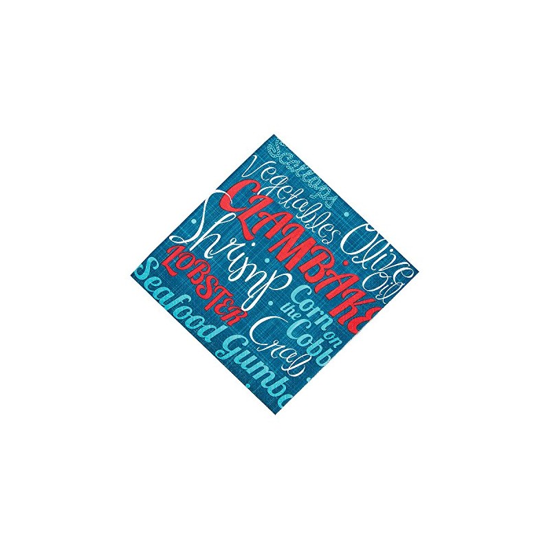 Clambake Lunch Napkins - 16 Pack - Party Supplies