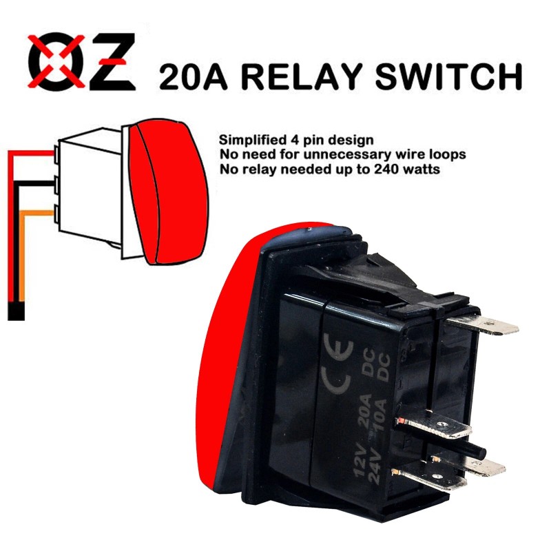 OZ-USA Electric Dump Bed Power Busbar Plug Wiring Harness Up/Dn