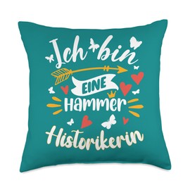 Eine Hammer Historikerin Für Frauen historiker geschenk Throw Pillow