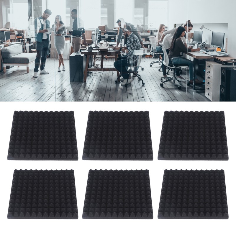 10PCS Acoustic Dampening Panels High Density Sound Insulation Pads for
