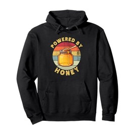 Powered By Honey Funny Beekeeper Natural Energy Boost Pullover Hoodie