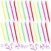 SAFIGLE 26pcs Spiral Hair Curlers Perm Rods for Flexible Styling