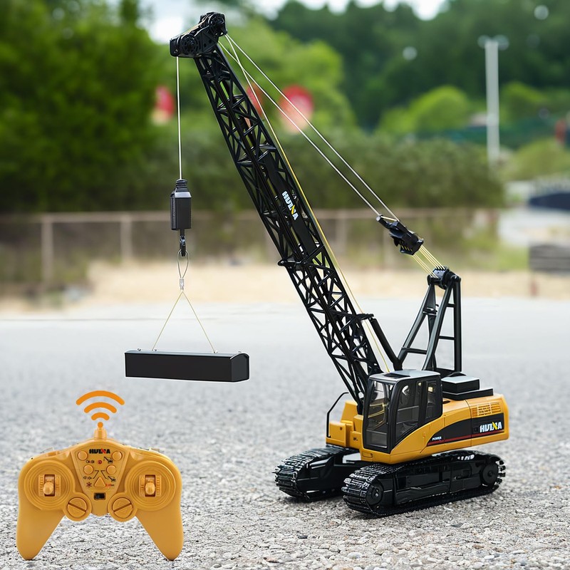 Ailejia Remote Control Truck Crawler Tower Crane Toy for Boys,