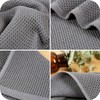 NINVVS 4pcs kitchen towels 2pcs Transparent Hooks, Highly Absorbent, Soft