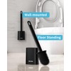 MR.SIGA Toilet Brush and Holder Set, Wall Mounted Toilet Bowl