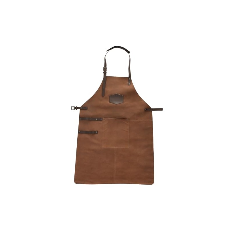 MApBer Leather Apron BBQ Apron Oven Apron Garden Apron Leather