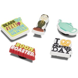 Crocs - Zapatos de oficina Jibbitz unisex para adultos, paquete de 5, dijes, Osos, remolachas y Battlestar Galactica, 5 Pack De