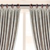 INANOSA Handcrafted Natural Rose Wood Curtain Rings with Hooks –