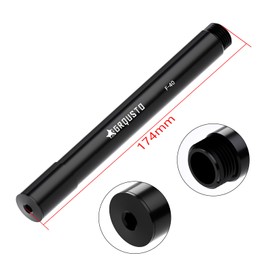 GRQUSTO 20mm Thru Axles for Fox 40 and Road Mountain Bicyle Forks, 6061 Aluminium Alloy Boost Through Axle, Axles for MTB Forks 20mm x 110mm