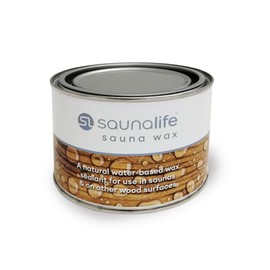 SaunaLife Sauna Wax, Sauna Wood Wax, 15.2oz (Black)