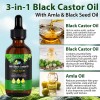 Aceite Puro 3 En 1 Oil Ricino Negro + Amla
