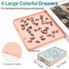 Playboda 1500 Pieces Rotating Plastic Puzzle Board with Drawers and
