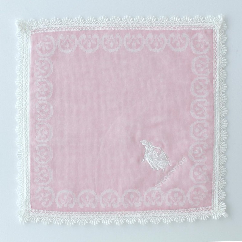 Wedgwood 260510-5202-01 Towel Handkerchief, Pink