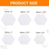 sourcing map 600 Count Hexagon Paper Piecing Paper for Quilting,