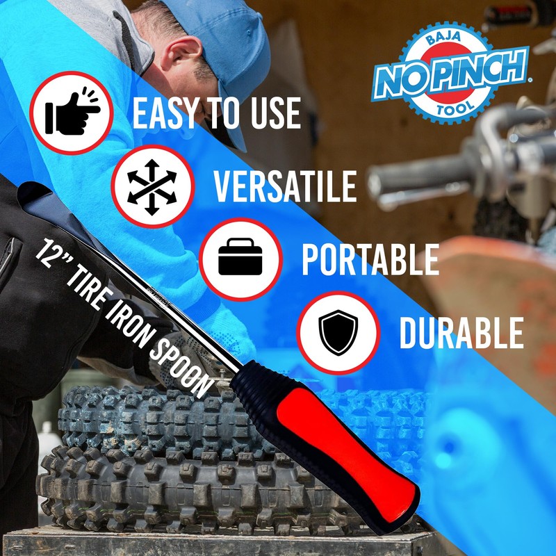 12 inch Tire Iron Spoon | Lever Tool Kit |
