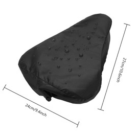 Yolev Waterproof Bike Seat Cover with Drawstring Waterproof Bike Seat Rain Cover with Drawstring Seat Protective Water Resistant Bicycle Saddle Rain Dust Cover