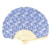 Ken Onishi LIBERTY Shell Fan, 8.7 inches (22 cm), Flower