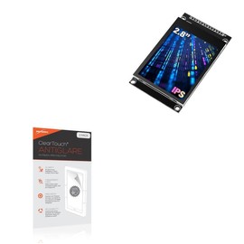 BoxWave Screen Protector Compatible with Hosyond 2.8 inch IPS SPI Module (2.8 in) - ClearTouch Anti-Glare (2-Pack), Anti-Fingerprint Matte Film Skin