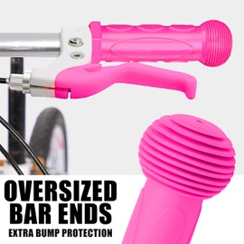 TOPCABIN 2 PCS Children Bicycle Brake Lever Handlebar Brakes For Children Bike (Pink)