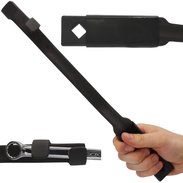 WREX North Cart Wrench Extender - Extension Tool Cheater Bar - Hand Tools for Mechanics - Universal Adaptor Drive - Handle Tr Nut Holder Clip - Monster International Clamp - Breaker Pipe Leverage