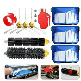 Replacement Parts for iRobot Roomba 600 Series, Filter Side Brush & Bristle and Beater Brush Accessories Kit for Roomba 675 690 680 670 660 655 651 650 630 620 595 529 528
