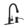 Arofa Kitchen Faucet with Soap Dispenser, Stainless Steel Kitchen Sink