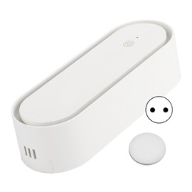 Ultrasonic Insect Repeller White Ultrasonic Diffuser Night Light Ultrasonic Pest Repellent for Bedroom Office 90‑240V EU Plug