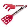 Tovolo Waffle Tongs Mini Silicone Kitchen Tongs for Cooking Serving