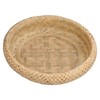 Round Bread Baskets Bamboo Hand Woven Fruits Vegetable Storage Basket