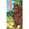 The Gruffalo GR021 "4th" Birthday Card,Multi,232x128mm