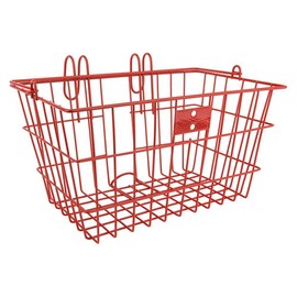 Sunlite Wire Lift-Off Front Basket, Red