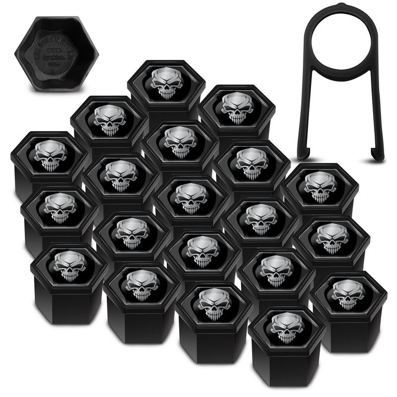 Biomar Labs Set of 20 Car Wheel Nut Caps Screw