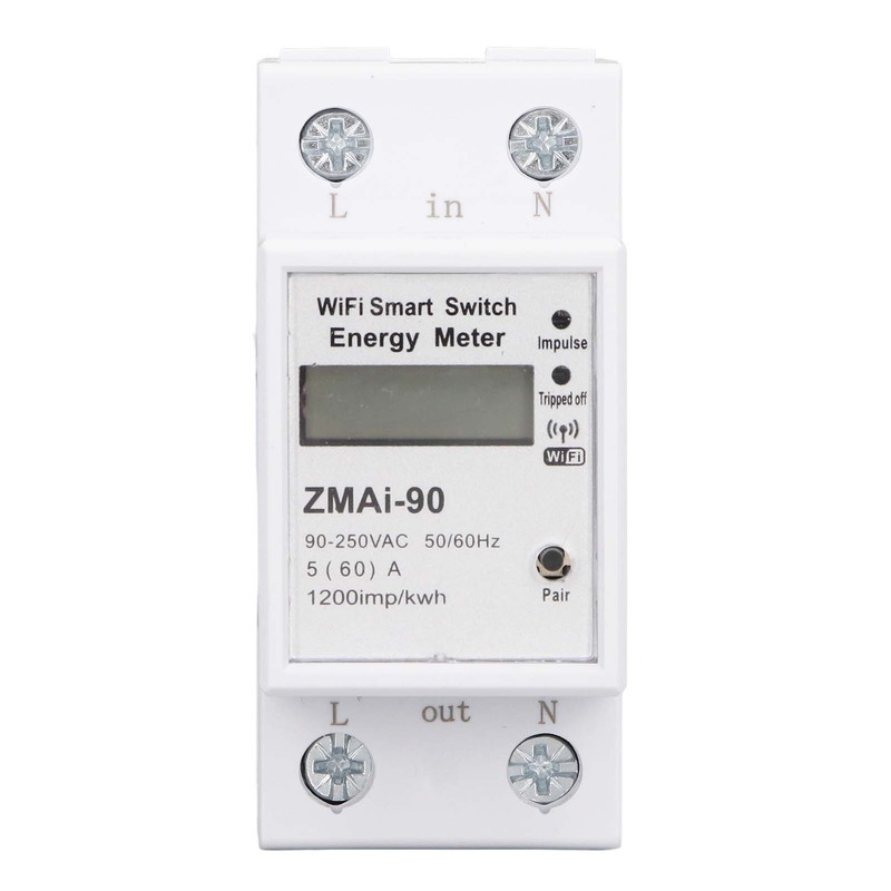 Single Phase Energy Meter One Touch Operation Multifunction WIFI Power