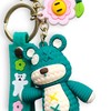 RATASK Cute Bear Keyring bagcharm pendant (Green)