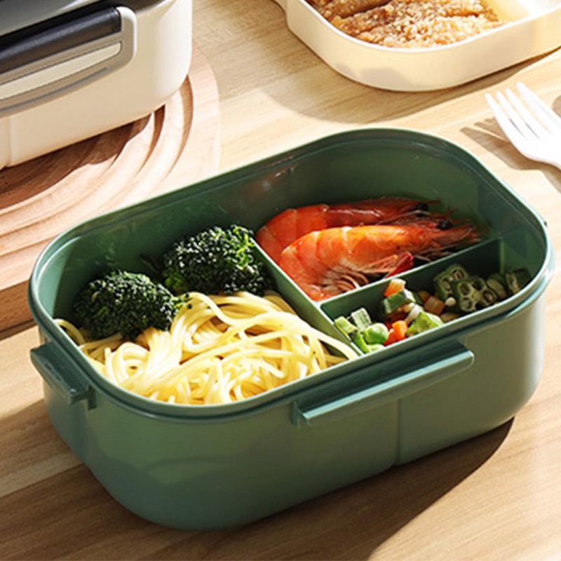 1200ml Bento Box, Double Layer Bento Box Adult Lunch Box,