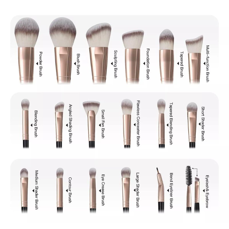Maquillaje Estuche Portátil Brochas Cosmetiquera Organizador Maquillaje