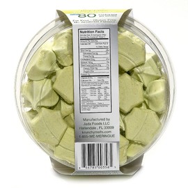Krunchy Melts Original Meringue Cookies | Key Lime Flavor | Only 80 Calories Per Serving | Fat Free, Gluten Free, Dairy Free (4 Oz)