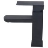 Basin Faucet Stainless Steel Surface Black Baking Paint Bathroom Sink
