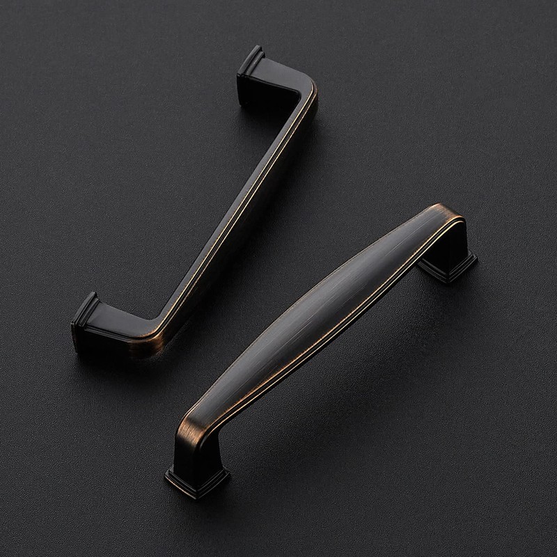 Ravinte 10 Pack Solid 3-3/4 Inch Cabinet Handles - Oil