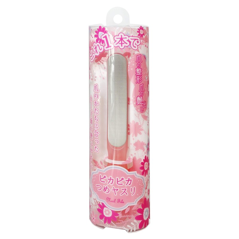 Glitter Nail File Stick, Chiffon Pink