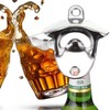 Durable Stainless Steel Bottle Opener,Wall Mounted Silver Opener,for Bartender Cafe