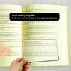 Bliceon 5-Pack 3X Flat Magnifiers - Flexible Plastic Reading Magnifying