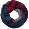 styleBREAKER 01017033 Elegant Glitter Loop Tube Scarf with Colour Gradient