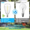 Lakumu 48FT LED Outdoor String Lights for Patio with Waterproof