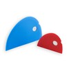 Messermeister Silicone Bowl Scraper Set - Includes Large Blue Scraper