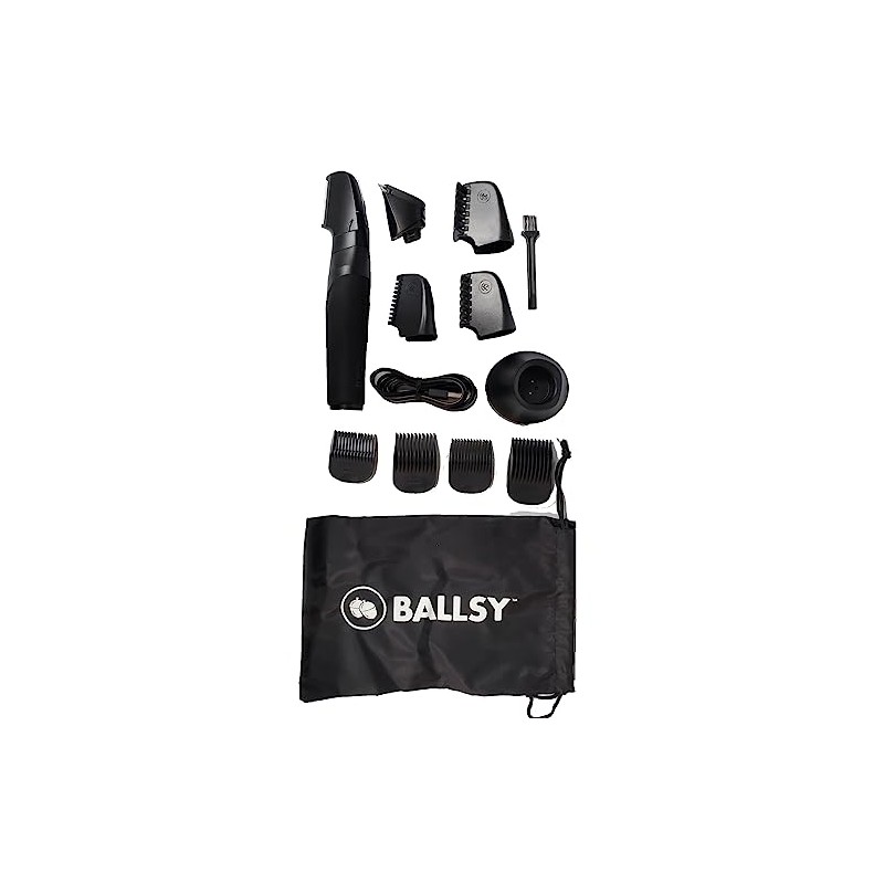 Ballsy B2 Groin & Body Trimmer for Men, Includes 2